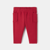 Pantalon en molleton piqué rouge bébé fille Absorba