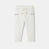 Pantalon de jogging en molleton côtelé blanc bébé garçon Absorba