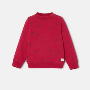 Sweat-shirt étoilé en molleton rouge bébé garçon Absorba 1