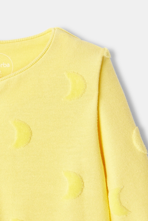 Dors-bien en velours jaune naissance Absorba 2