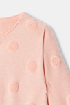 Dors-bien en velours dévoré rose naissance Absorba 2