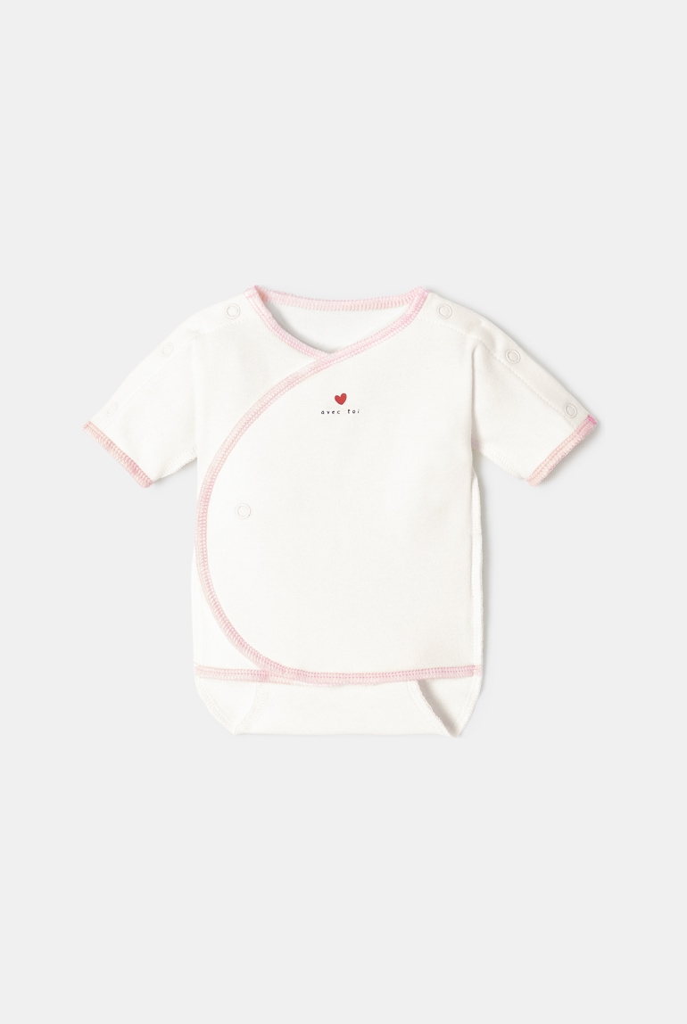 Bodi para prematuro rosa de nacimiento Absorba 1