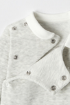 Dors-bien col polo en velours gris naissance Absorba 3