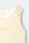 Combinaison en coton éponge jaune naissance Absorba 4