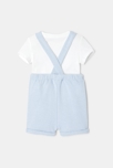 Ensemble bébé en jersey et molleton de coton bio bleu Absorba 4