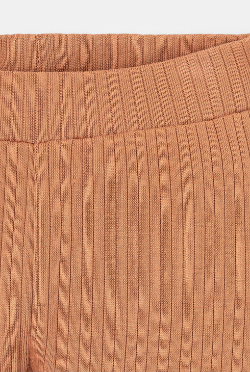 Caleçon long maille côtelée beige naissance Absorba