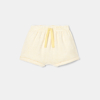 Short en coton éponge bio jaune naissance Absorba