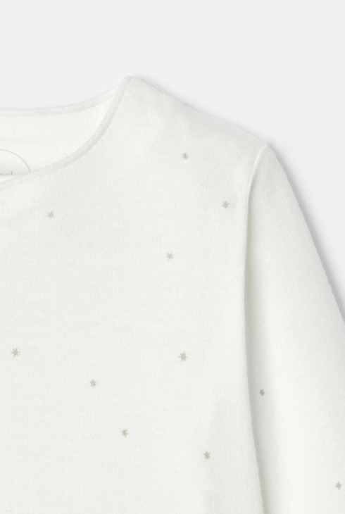 Dors-bien en interlock blanc naissance Absorba 2