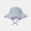 Chapeau en coton bio bleu mixte Absorba