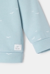 Veste à capuche en coton turquoise mixte Absorba 3