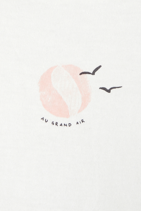 T-shirt manches courtes en coton bio rose mixte Absorba 2