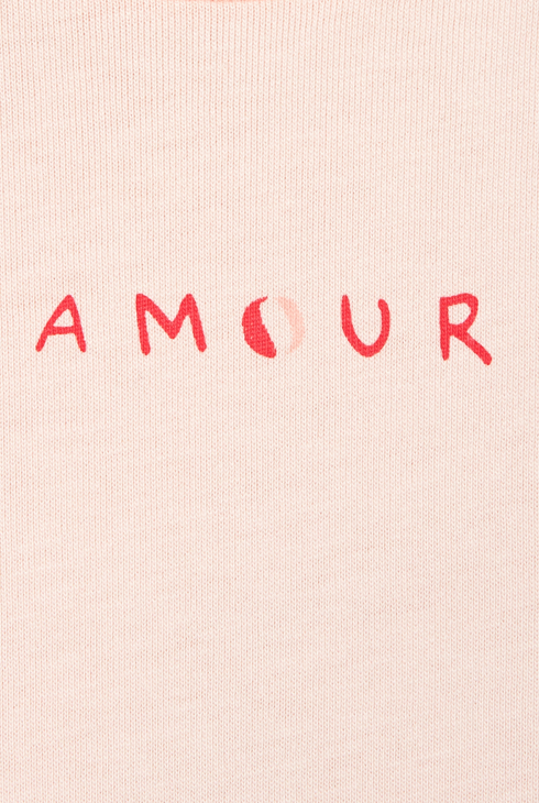 T-shirt manches courtes en coton bio rose mixte Absorba 2