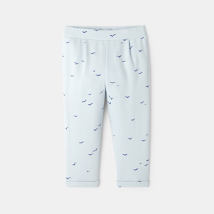 Pantalon molleton bleu bébé garçon 1