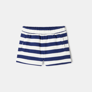 Short en molleton de coton bio bleu mixte Absorba 1