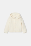 Gilet en tricot blanc naissance Absorba