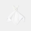 Doudou-lange lapin blanc naissance Absorba