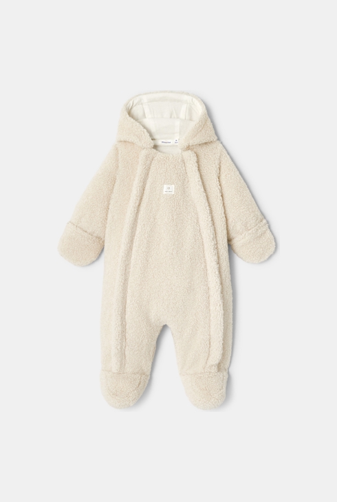 Combipilote en sherpa beige naissance Absorba 1