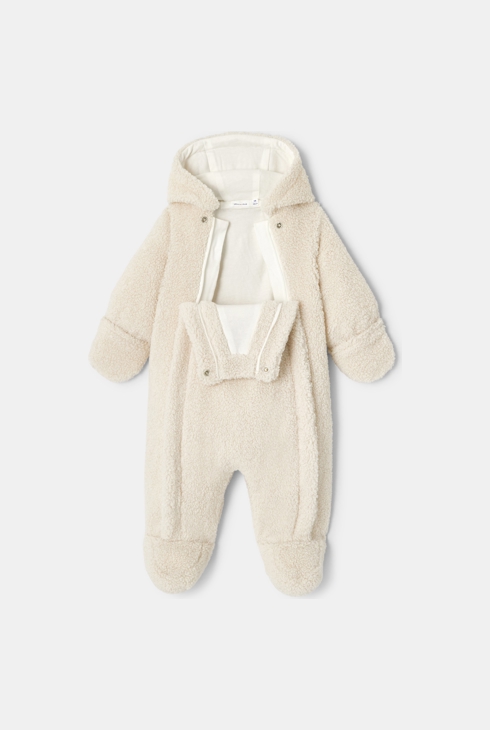 Combipilote en sherpa beige naissance Absorba 2