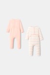 Juego de dos peleles de terciopelo rosa unisex Absorba 3