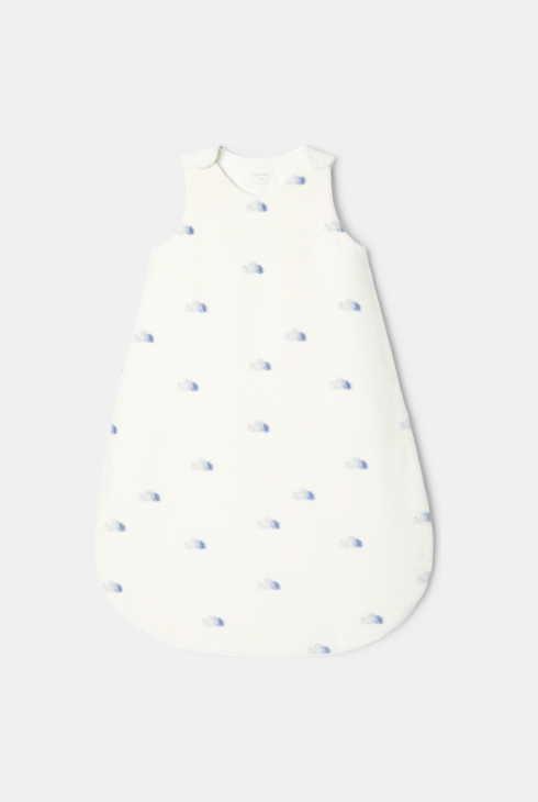 Gigoteuse en velours blanche mixte Absorba 1