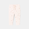 Pantalon en coton molletonné rose bébé fille Absorba