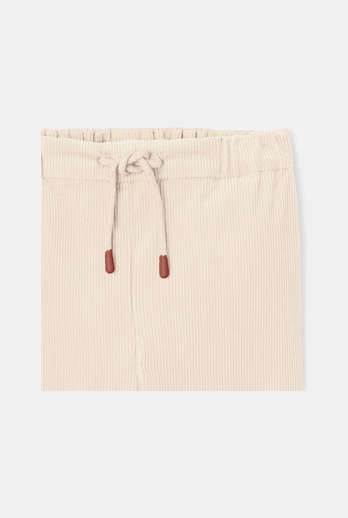 Pantalon en velours côtelé beige mixte Absorba 2