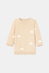 Robe pull en tricot beige bébé fille Absorba