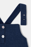 Vestido de tirantes de muletón azul bebé niña Absorba 2