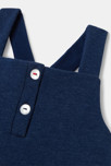Vestido de tirantes de muletón azul bebé niña Absorba 4