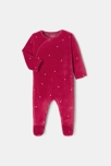 Ensemble dors-bien et hochet grelot Montessori rouge naissance Absorba