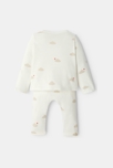 Ensemble 3 pièces coton blanc bébé mixte 5