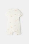 Mono corto de algodón de bebé unisex 4