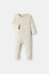 Dors-bien en coton beige bébé mixte