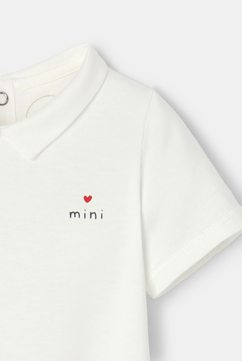 T-shirt jersey blanc bébé garçon 2