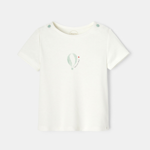 T-shirt jersey vert bébé mixte 1