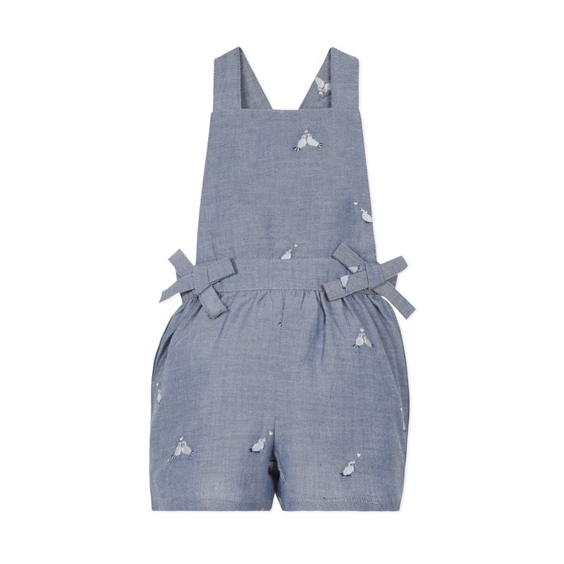 Salopette bébé fille chambray Absorba - 2A