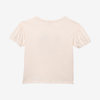 T-shirt fille brodé écru beige Catimini