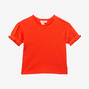 T-shirt fille manches ballon orange Catimini 1