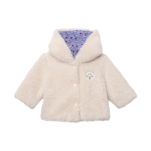 Veste réversible bébé fille micro fleurs beige Catimini 1