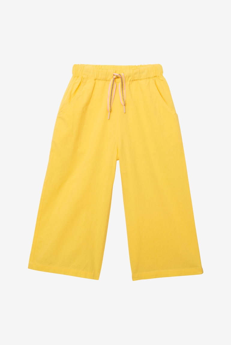 Pantalon fille large jaune Catimini 1