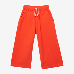 Pantalon fille large orange Catimini 1