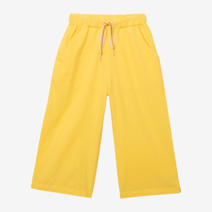 Pantalon fille large jaune Catimini 1