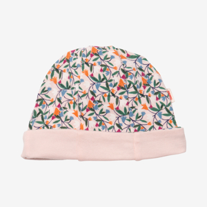 Bonnet bébé fille floral rose Catimini 1