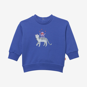 Sweat bébé garçon poulpe et tigre bleu Catimini 1