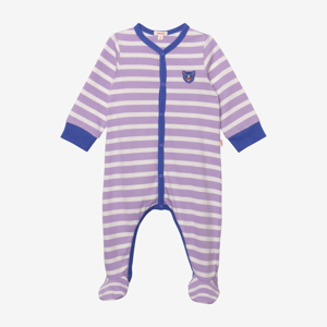 Pyjama bébé garçon rayures violet Catimini 1