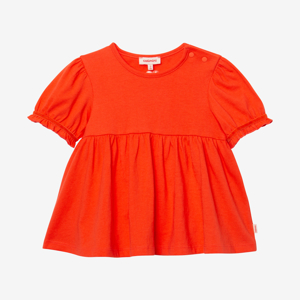 T-shirt bébé fille manches ballon orange Catimini 1