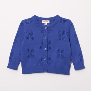 Cardigan bébé fille ajouré bleu Catimini 1