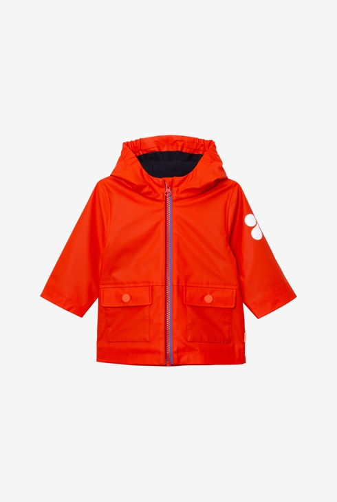Parka bébé orange feu Catimini
