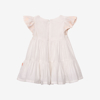 Robe bébé fille manches brodées blanche Catimini