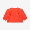 Chemise bébé fille armurée orange brodée Catimini